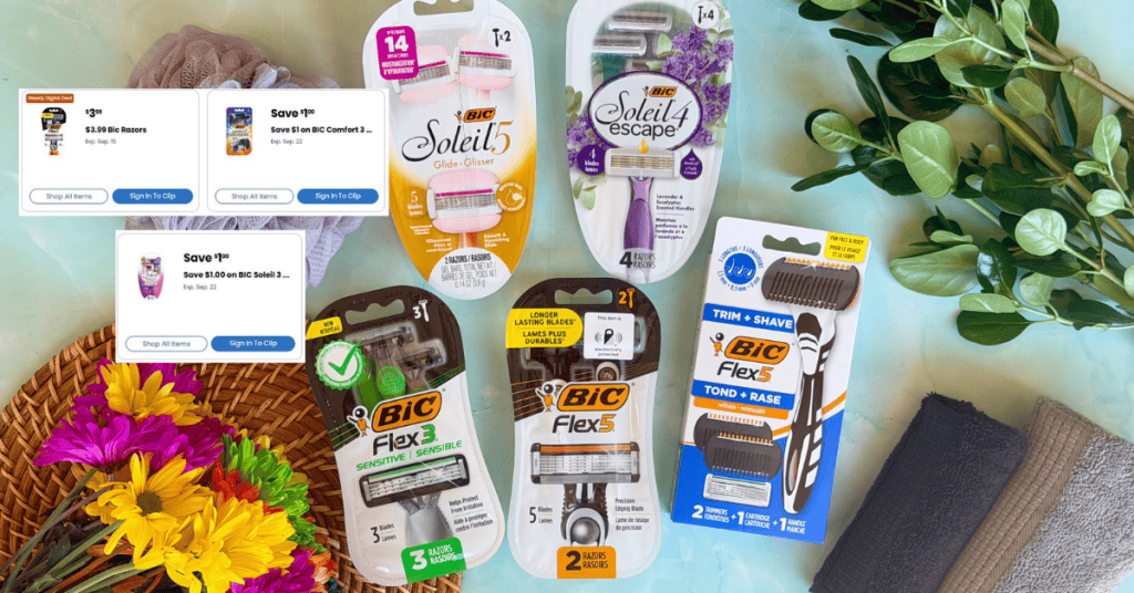 BIC Disposable Razors Kroger Digital Coupon