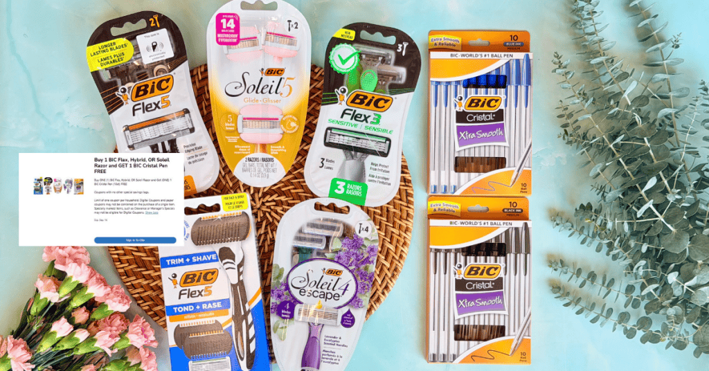 BIC Disposable Razors Kroger Digital Event