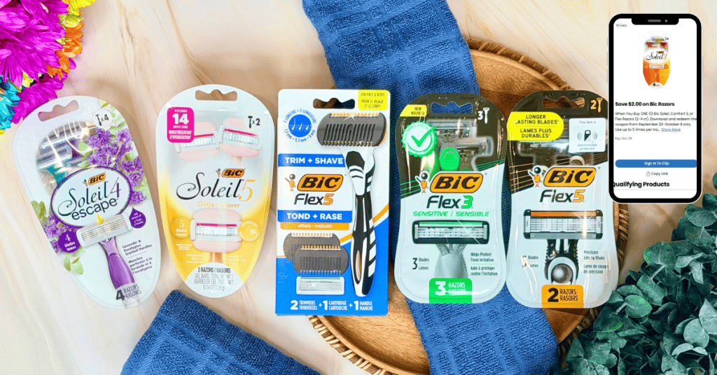 BIC Razors 5x Digital Event coupon kroger