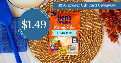 Ben's Original Sticy Rice Kroger Krazy