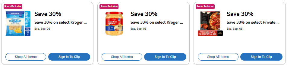 Boost Member Coupons