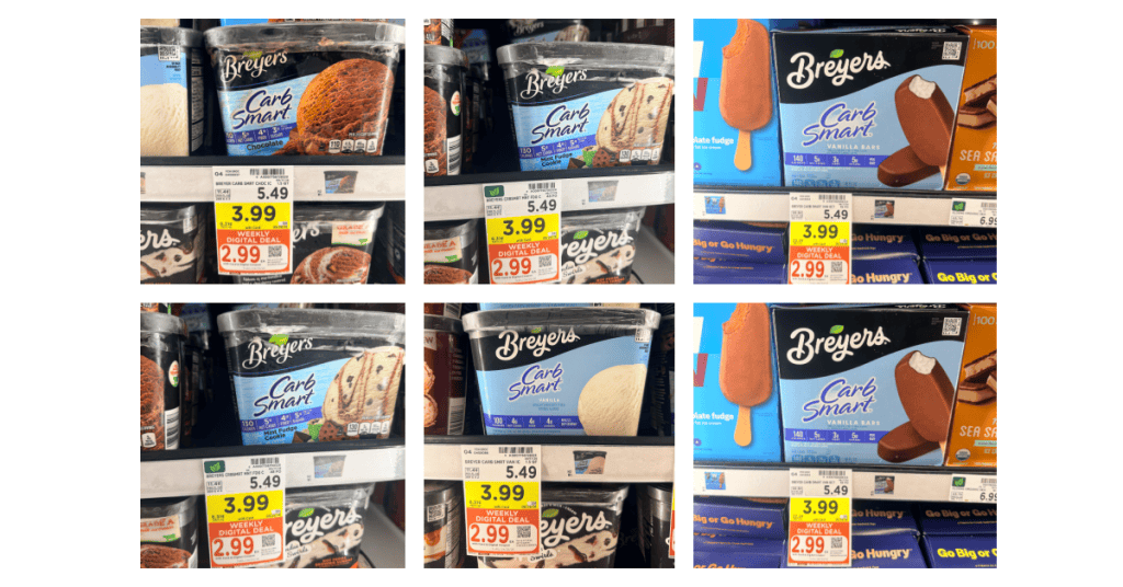 Breyers Carbsmart Kroger Shelf Image
