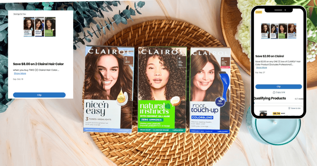 Clairol Hair color Kroger Digital Coupon