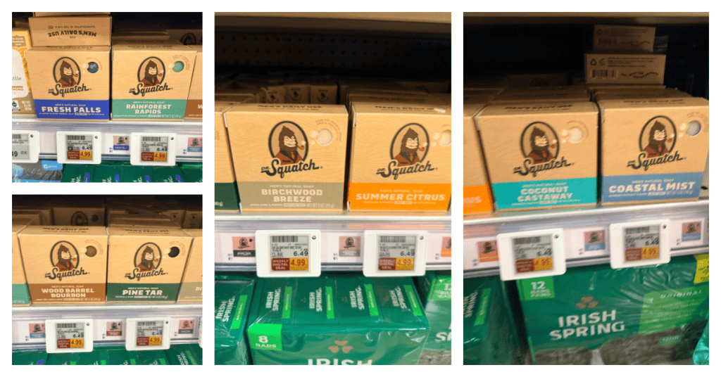 Dr Squatch Kroger shelf image