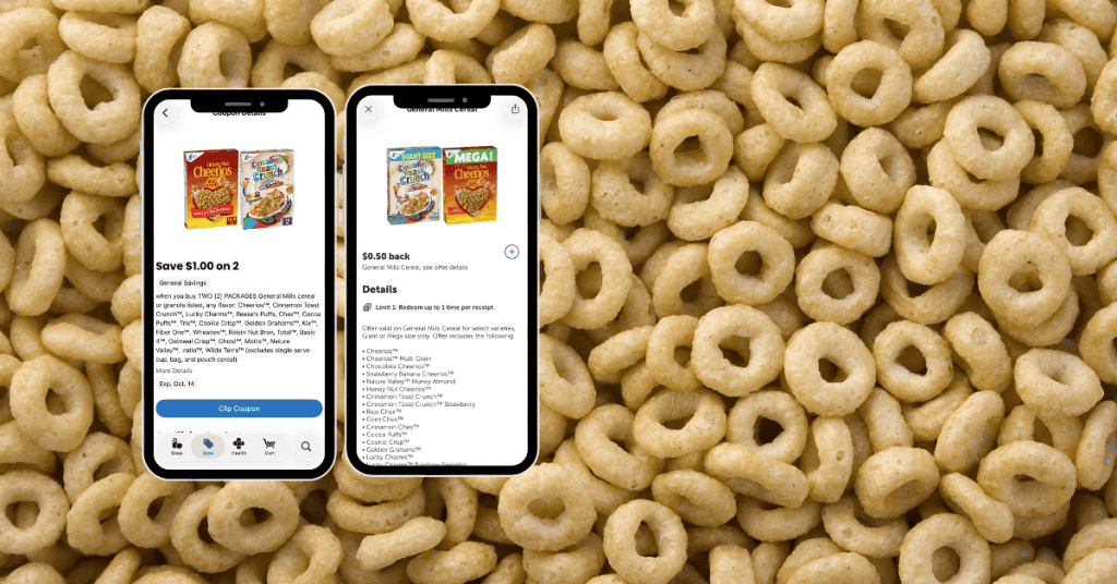 General Mills Giant Cereals Kroger Digital and Ibotta Rebate
