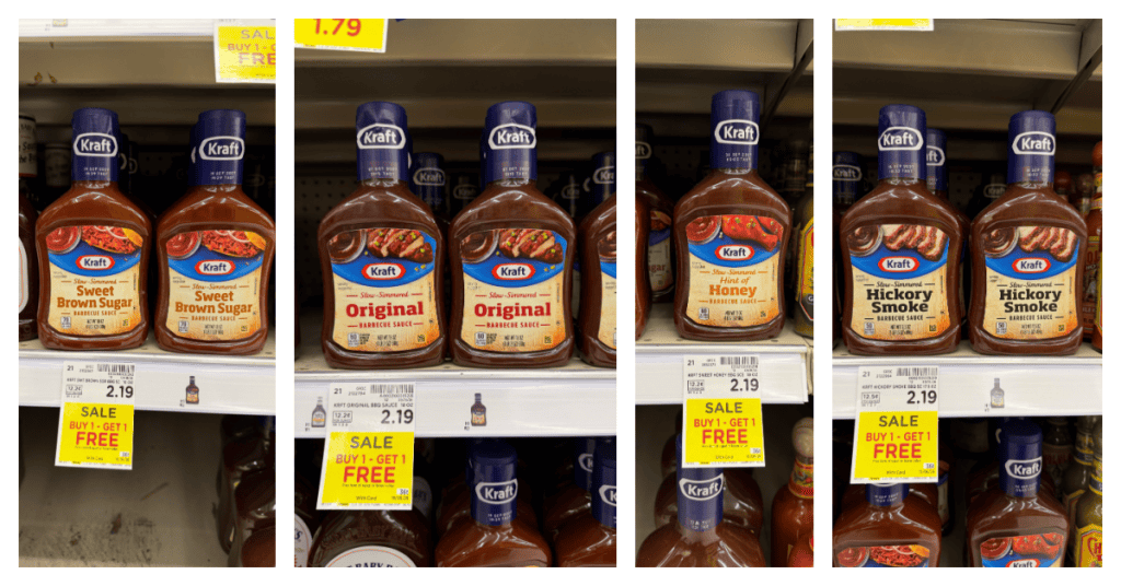 Kraft Barbecue Sauce Kroger Shelf Image