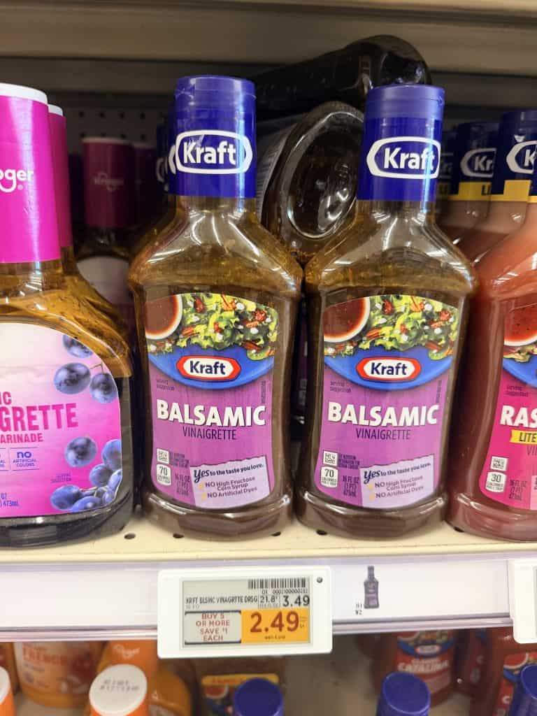 Kraft Salad Dressing Kroger Shelf Image