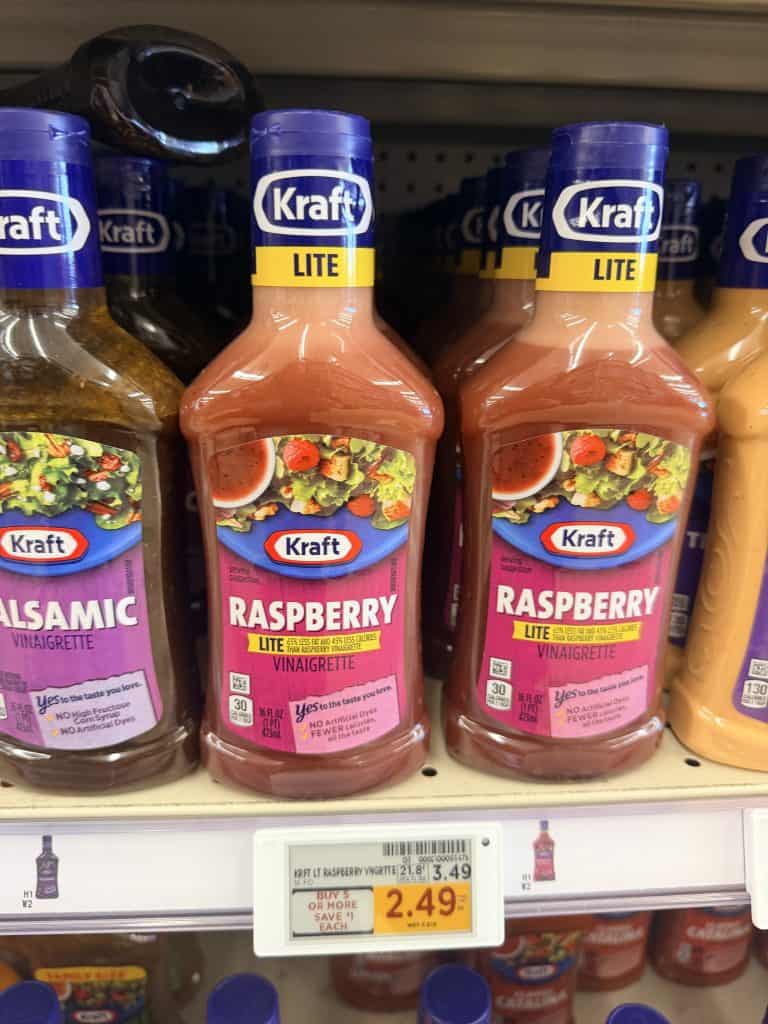 Kraft Salad Dressing Kroger Shelf Image