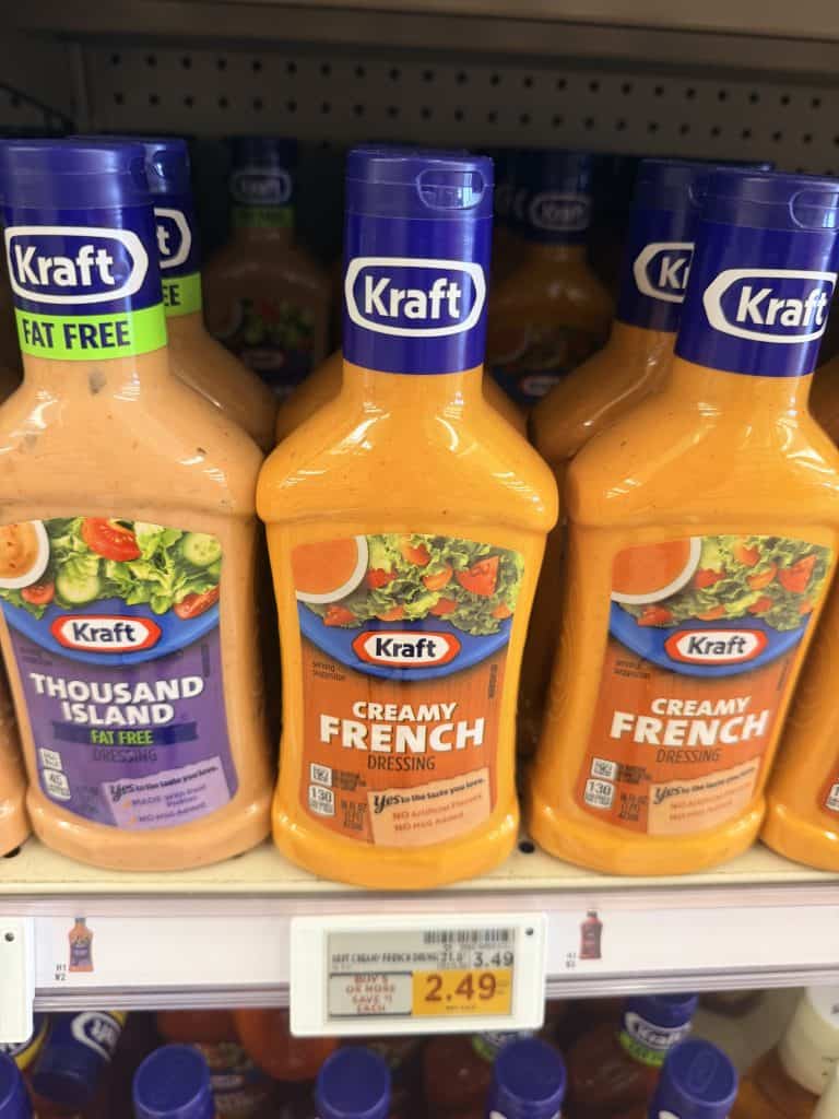 Kraft Salad Dressing Kroger Shelf Image (2)