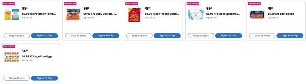 Kroger Boost Coupons