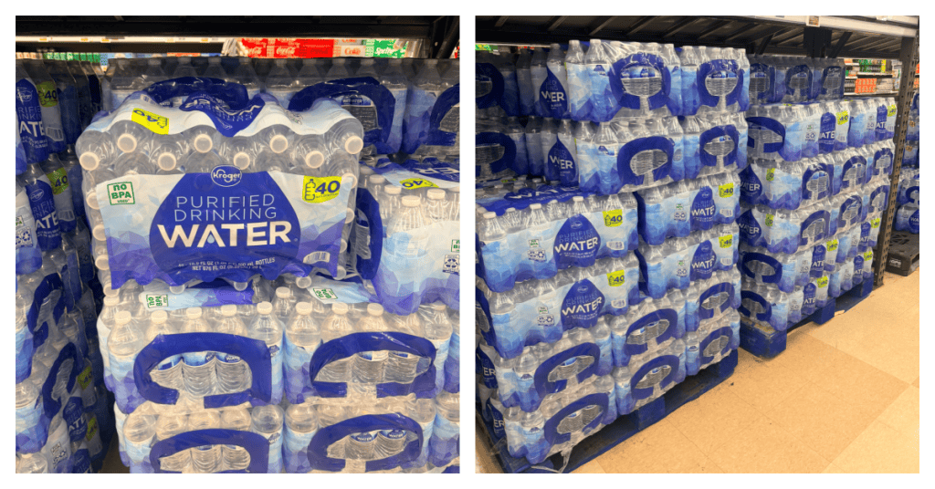 Kroger Water Shelf Image