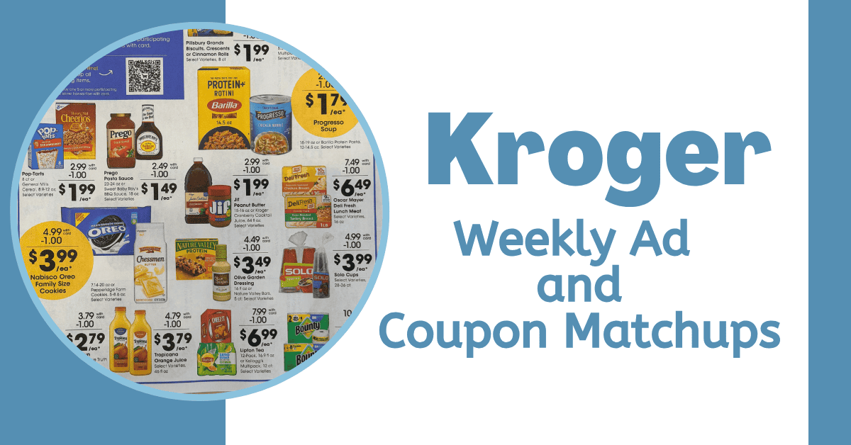 Kroger Weekly Coupon Matchups 10/7-10/13