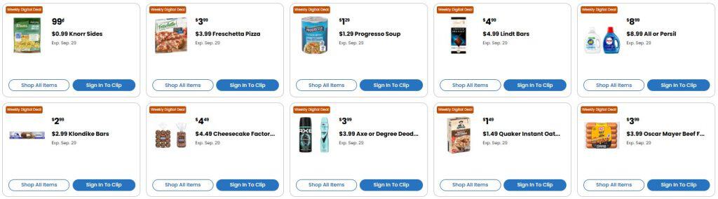Kroger Weekly Digital Coupons