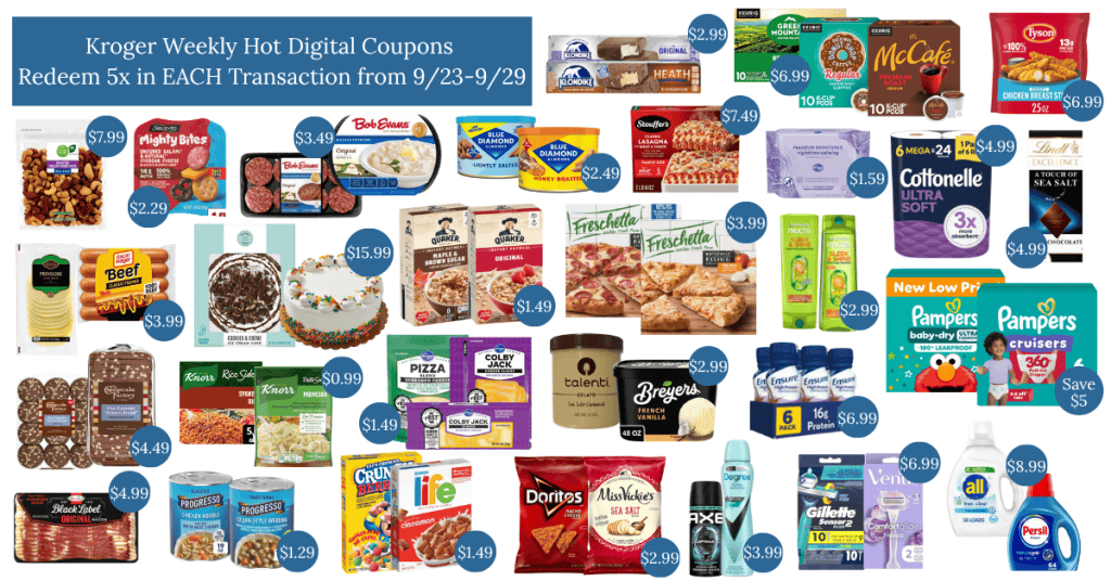 Kroger Weekly Hot Digital Coupons 923-929