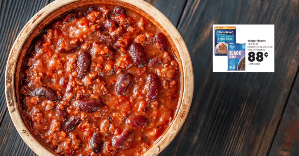 Kroger canned Beans
