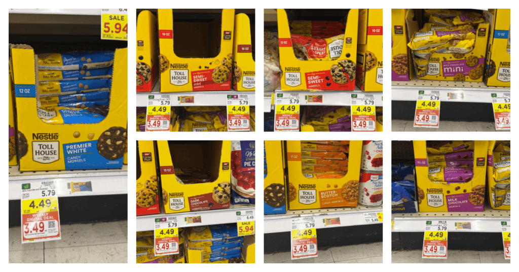 Nestle Toll House Morsels Kroger Shelf Image