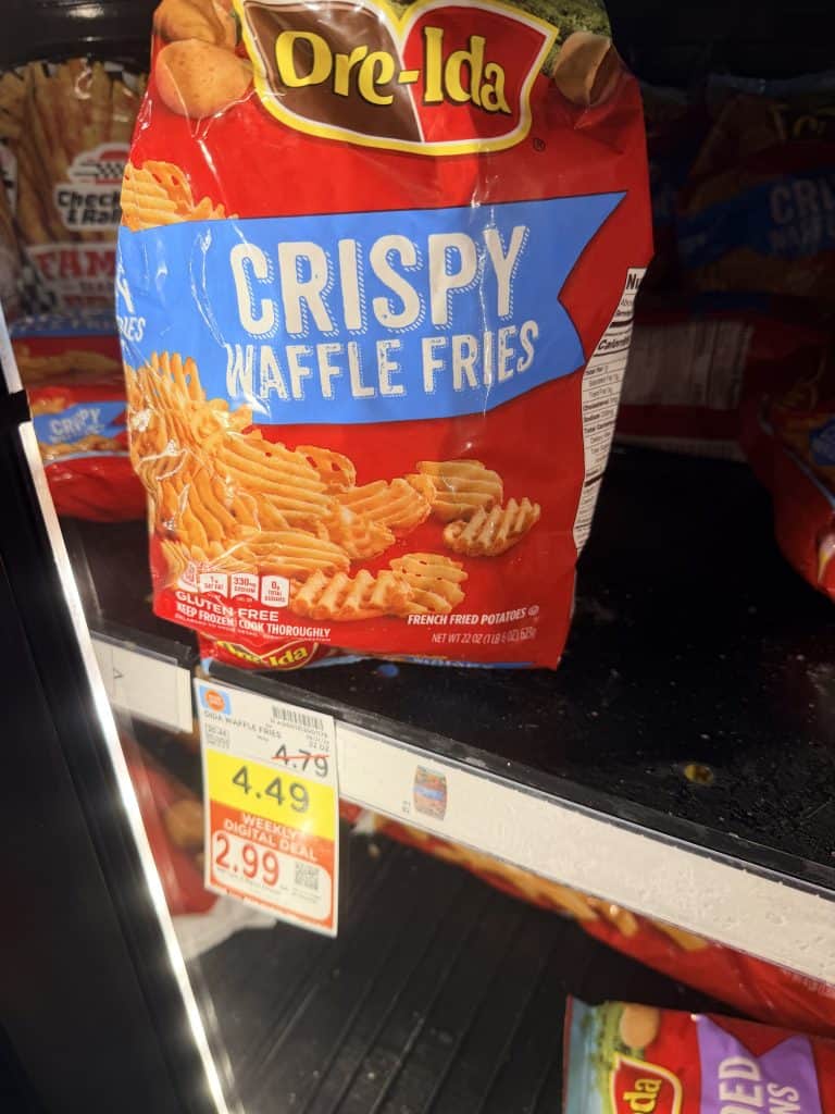Ore-Ida Frozen Potatoes Kroger Shelf Image