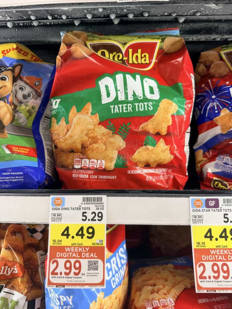 Ore-Ida Frozen Potatoes Kroger Shelf Image