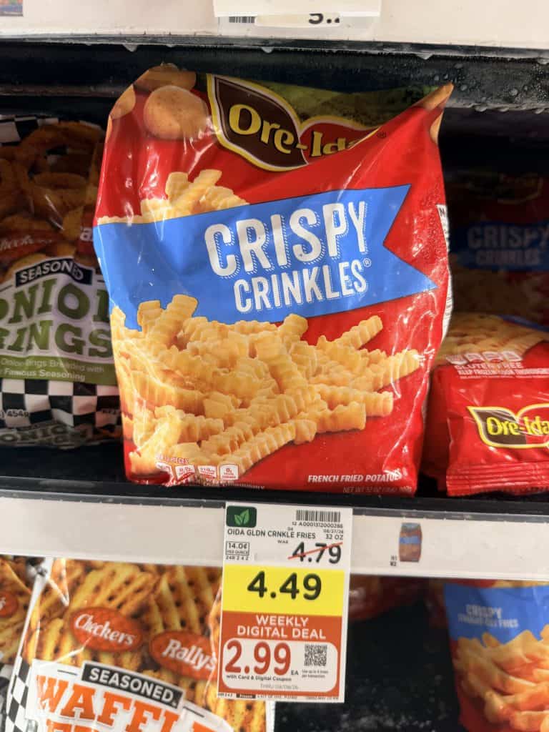 Ore-Ida Frozen Potatoes Kroger Shelf Image