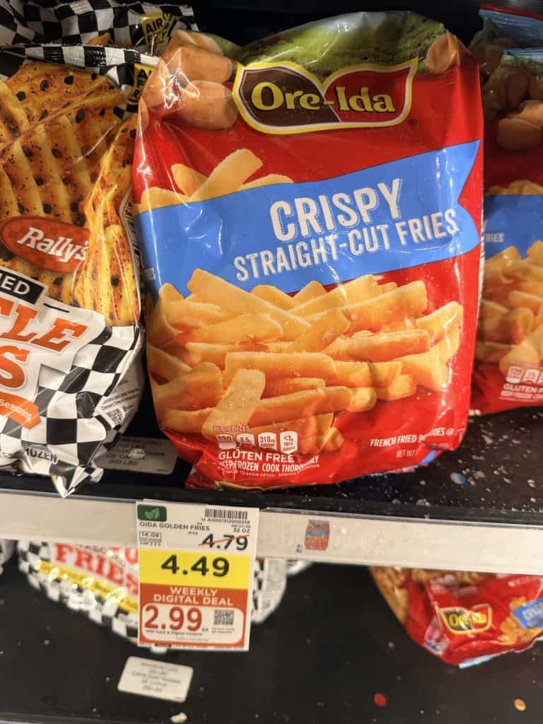 Ore-Ida Frozen Potatoes Kroger Shelf Image