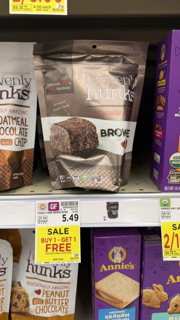 Heavenly Hunks Kroger Shelf Image