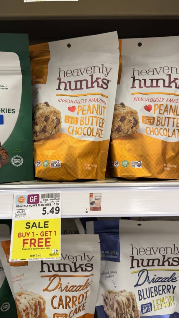 Heavenly Hunks Kroger Shelf Image