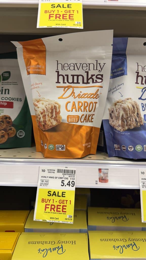 Heavenly Hunks Kroger Shelf Image