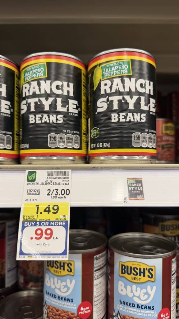 Ranch Style Beans Kroger shelf image