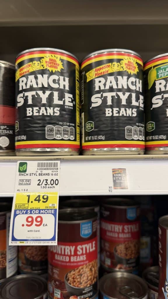 Ranch Style Beans Kroger shelf image