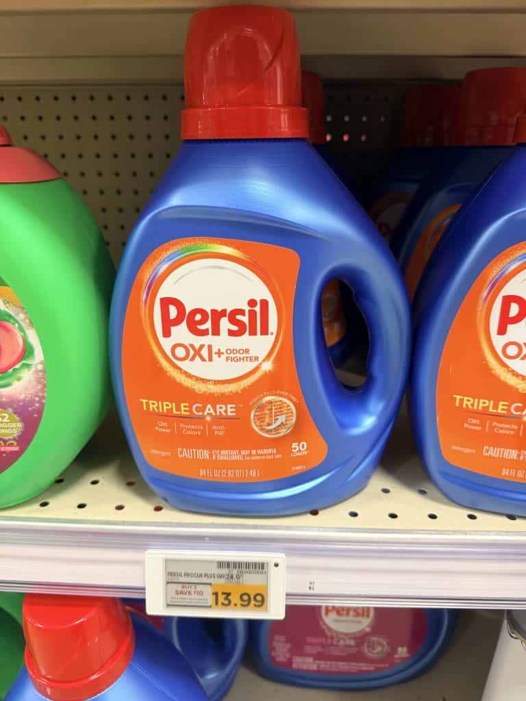 Persil Laundry Detergent Kroger Shelf Image