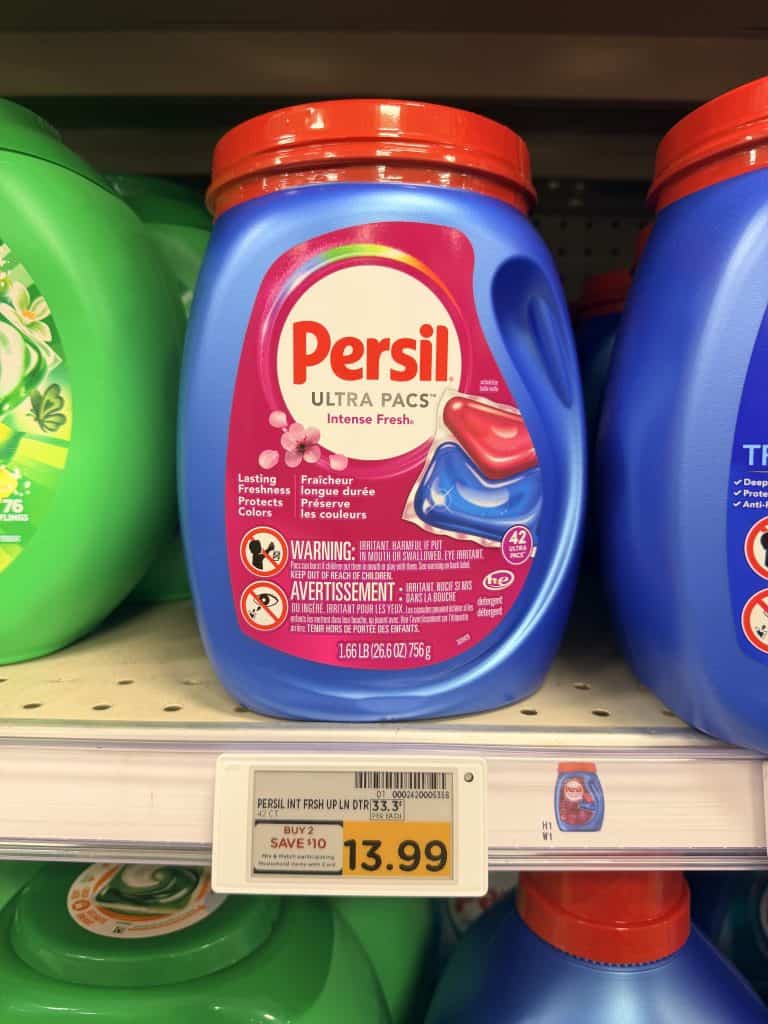 Persil Laundry Detergent Kroger Shelf Image