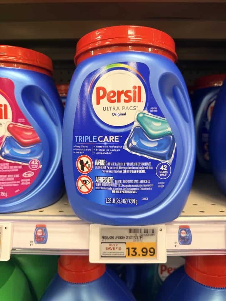 Persil Laundry Detergent Kroger Shelf Image