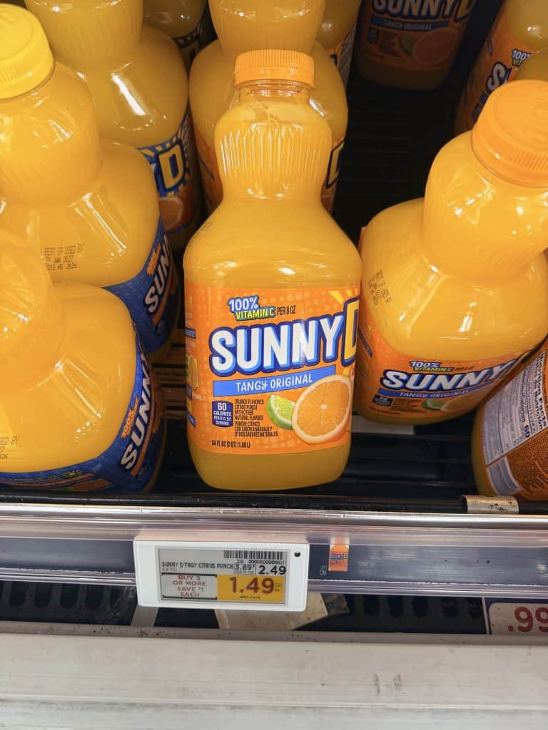 SunnyD Kroger Shelf image