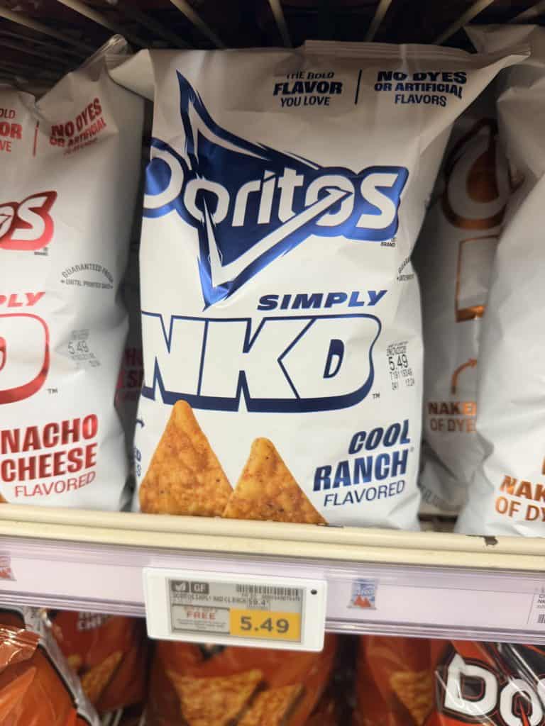 Fritos, Lay's Kettle and Doritos Kroger Shelf Image