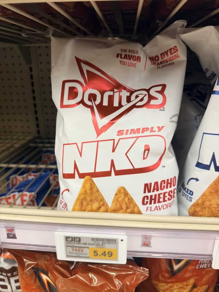 Fritos, Lay's Kettle and Doritos Kroger Shelf Image