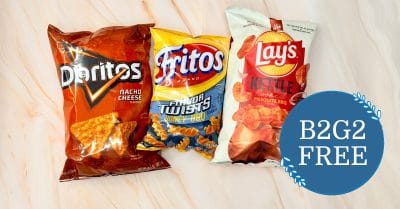 Doritos, fritos and lay's kettle kroger krazy