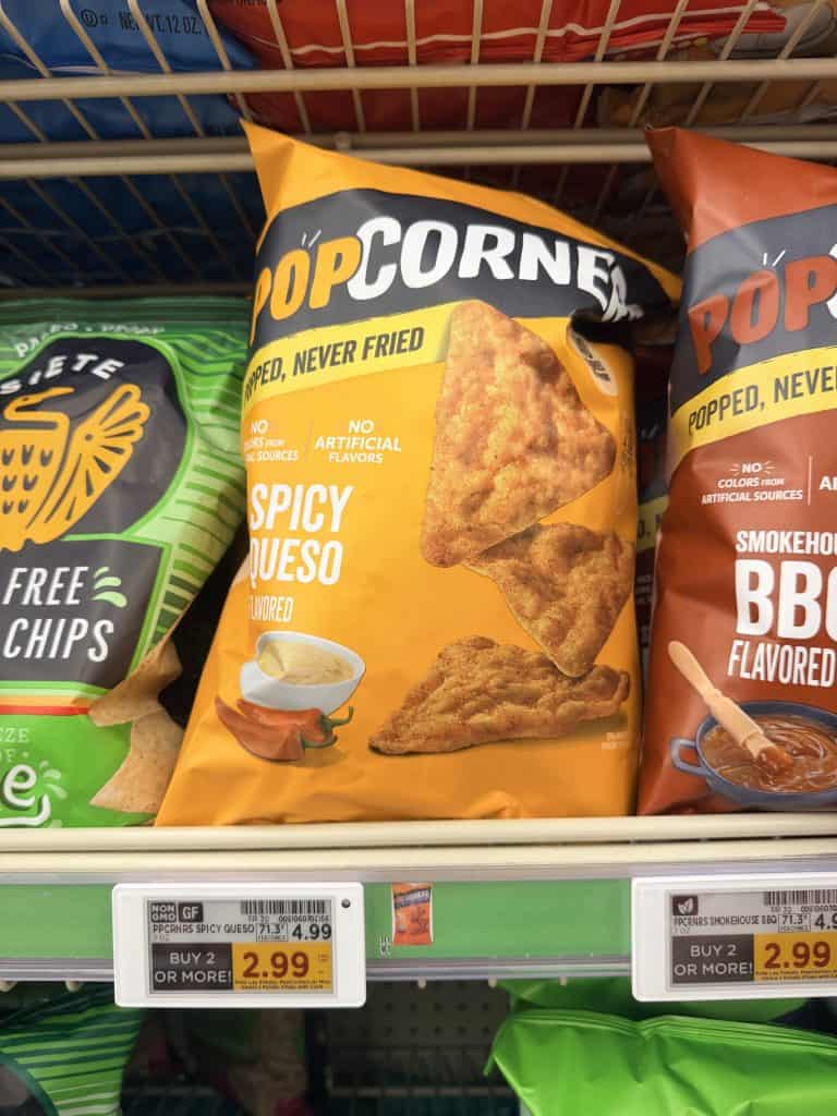 popcorners kroger shelf image