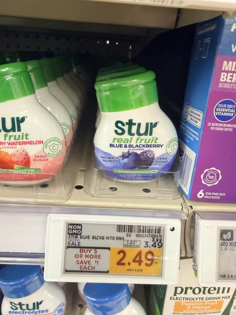 stur water enhancer kroger shelf image