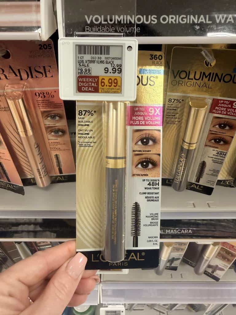 L'Oreal Paris Voluminous Mascara Kroger Shelf Image