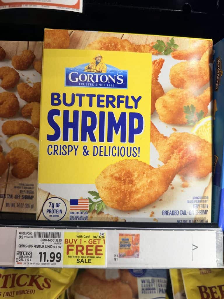 Gorton's Shrimp Kroger Shelf image