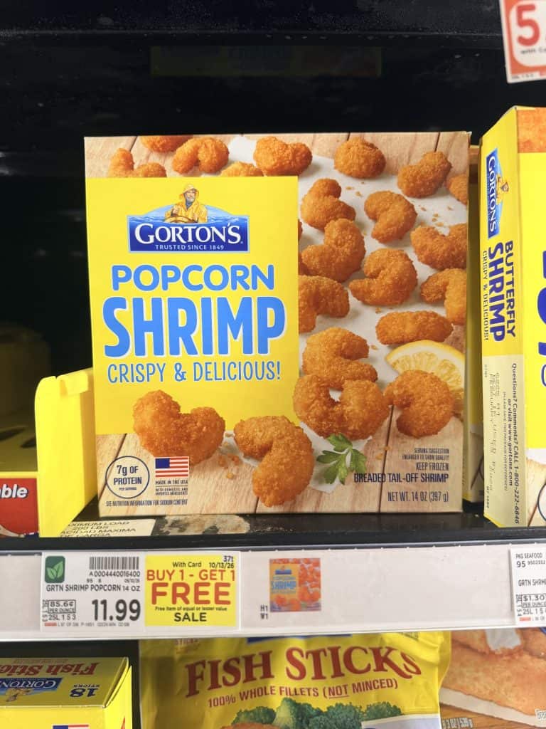 Gorton's Shrimp Kroger Shelf image