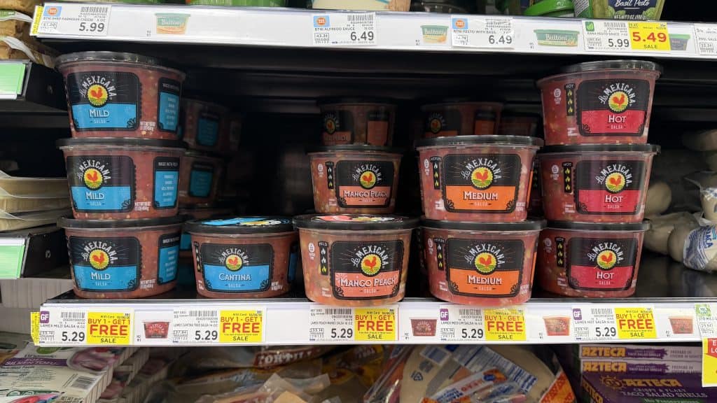 La Mexicana Salsa Kroger Shelf Image