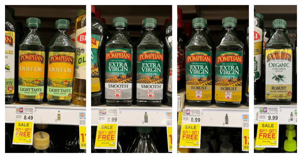 Pompeian Olive Oils Kroger Shelf Image