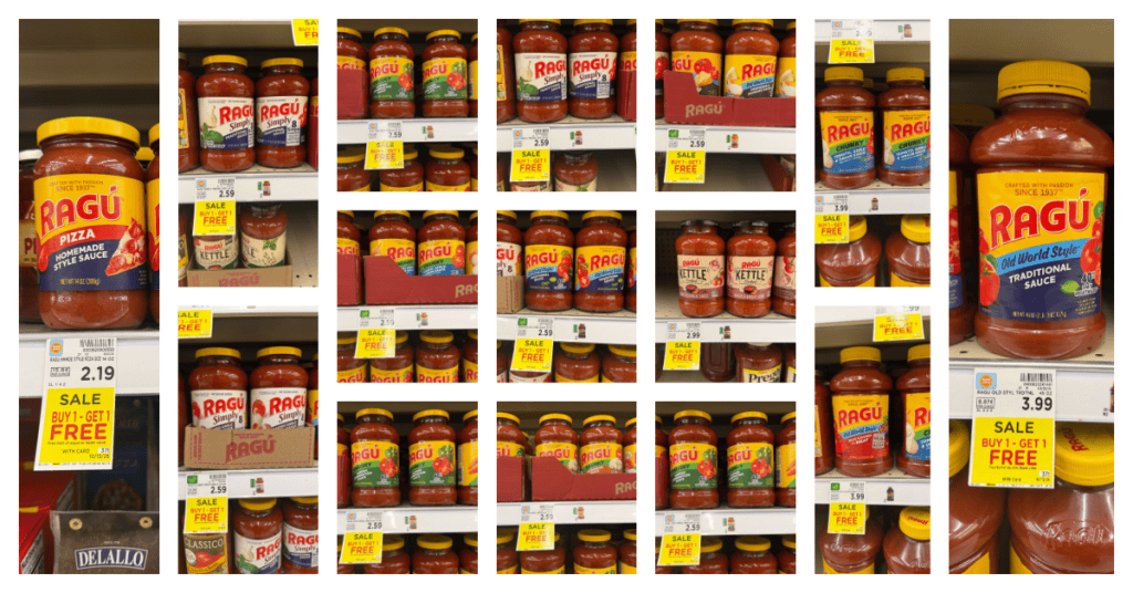 Ragu Pizza Sauces, Pasta Sauces Kroger shelf image