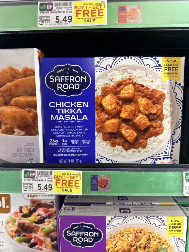 Saffron Road Kroger shelf image