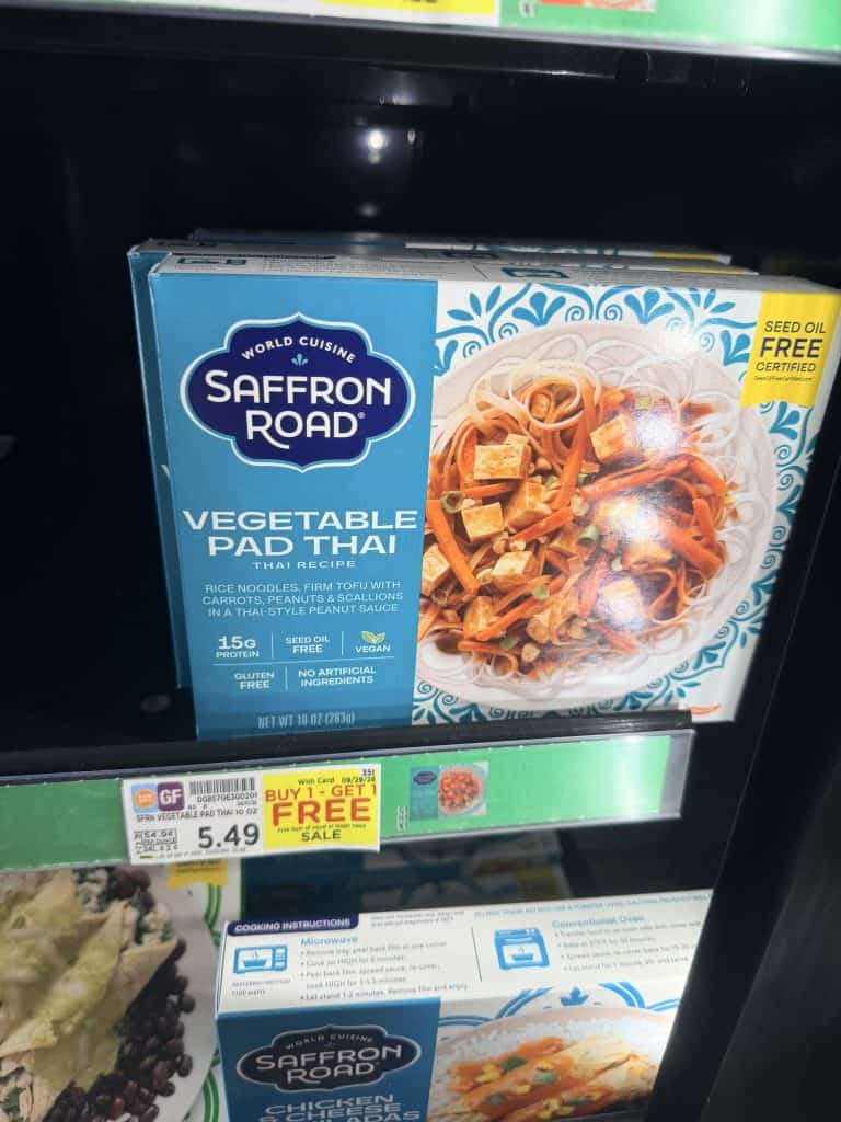 Saffron Road Kroger shelf image