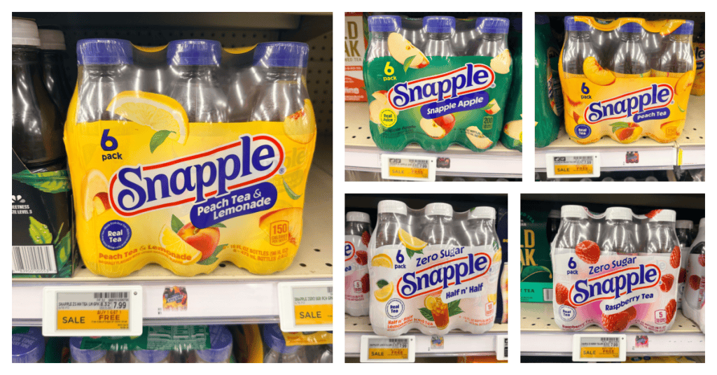 Snapple Kroger Shelf Image