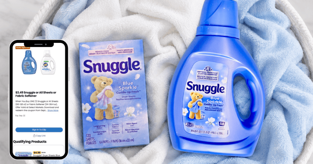 Snuggle Fabric Softener Kroger Digital Coupon