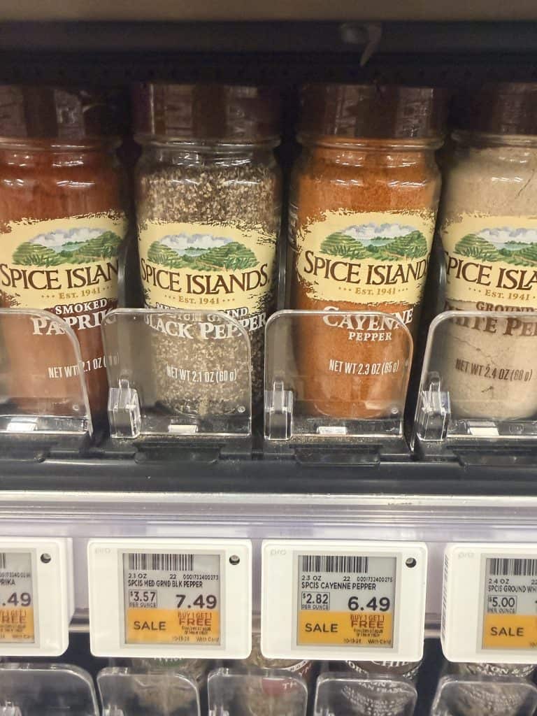 Spice Island Spices Kroger Shelf Image