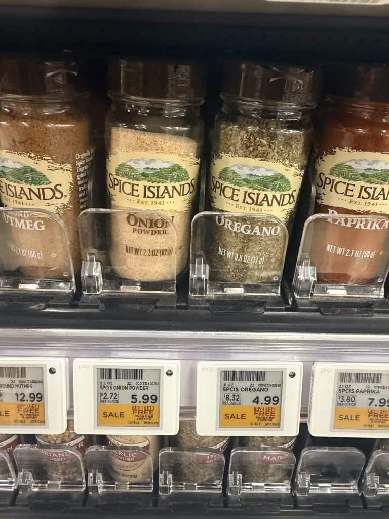 Spice Island Spices Kroger Shelf Image